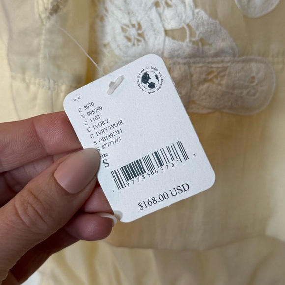 FP Free People Movement Ivory Lace Athleisure Zip Up Romper NWT- Size Small - Picture 6 of 8